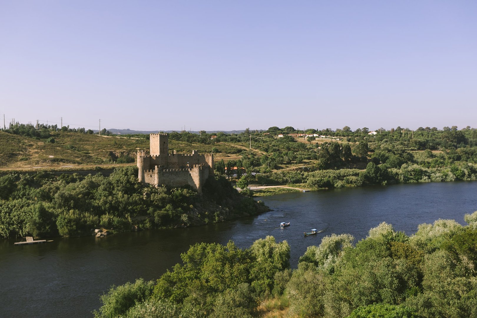 Le château d'Almourol est un monument militaire emblématique de la Reconquête