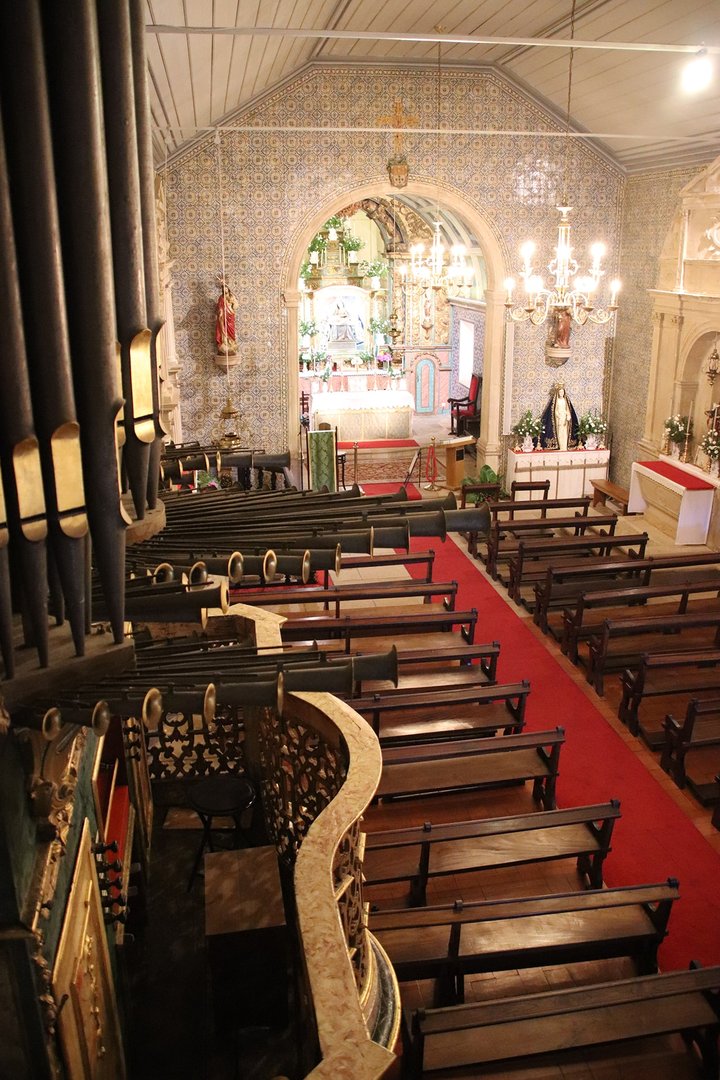 Interior del Santuario de Nuestra Señora de Pranto