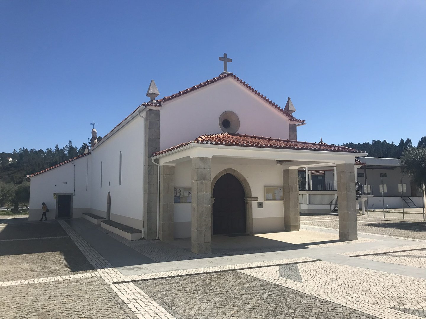 Front and left side of the Chapel of Our Lady of Remedies