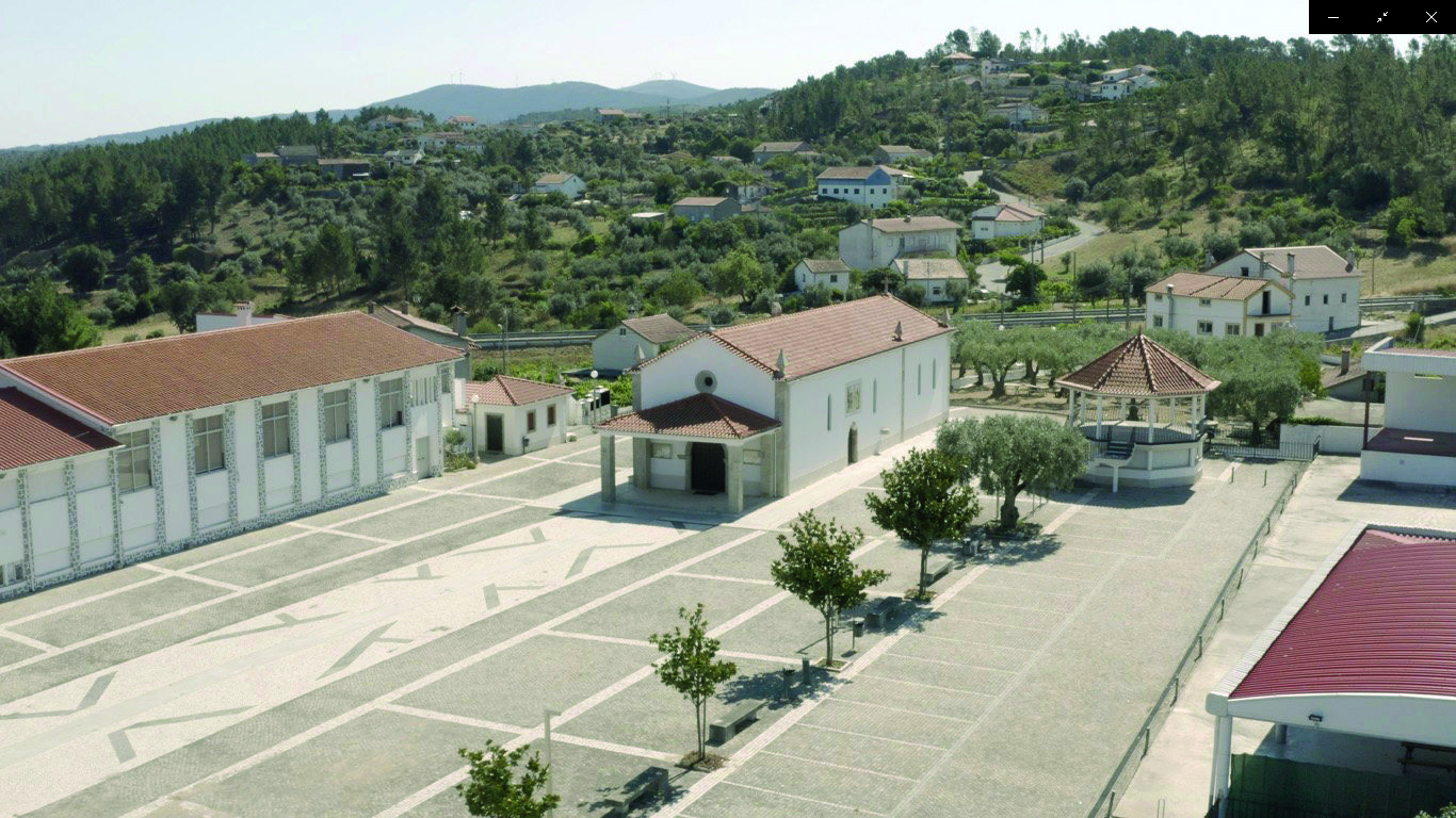 Vista aérea da Capela de Nossa Senhora dos Remédios