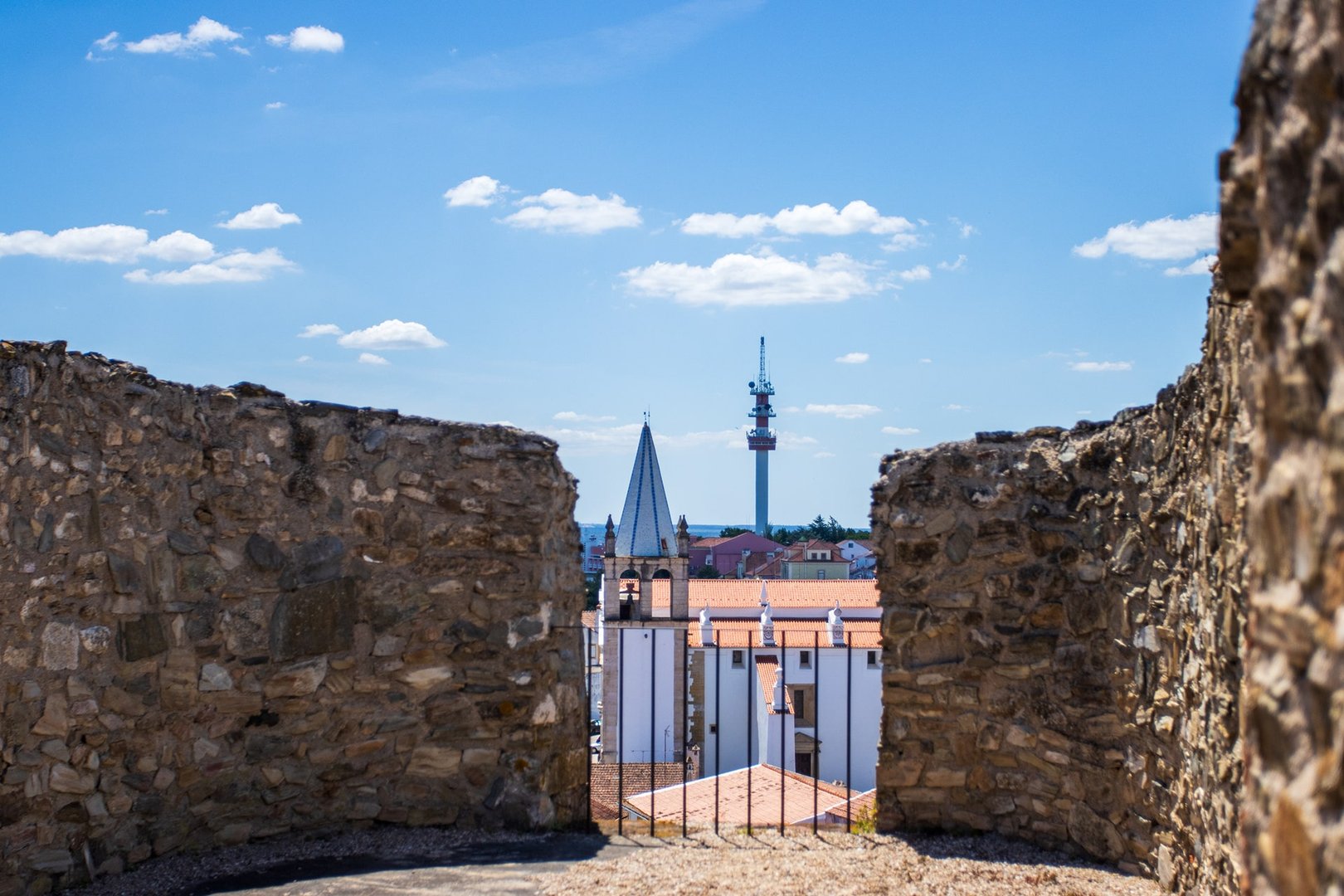 Church of Saint Vincent seen from the Castle of Abrantes