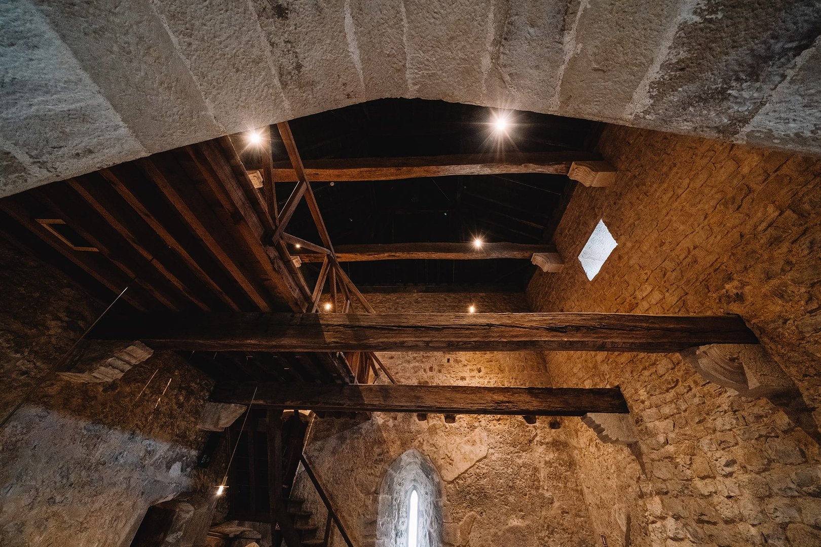 Interior do Torreão Sul, voltado a nascente