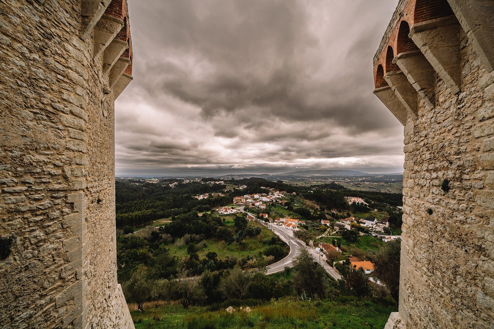 Torreões voltados a sul